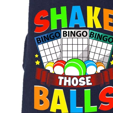 Shake Those Balls Funny Bingo Player Bingo Novelties Doggie 3-End Fleece Hoodie