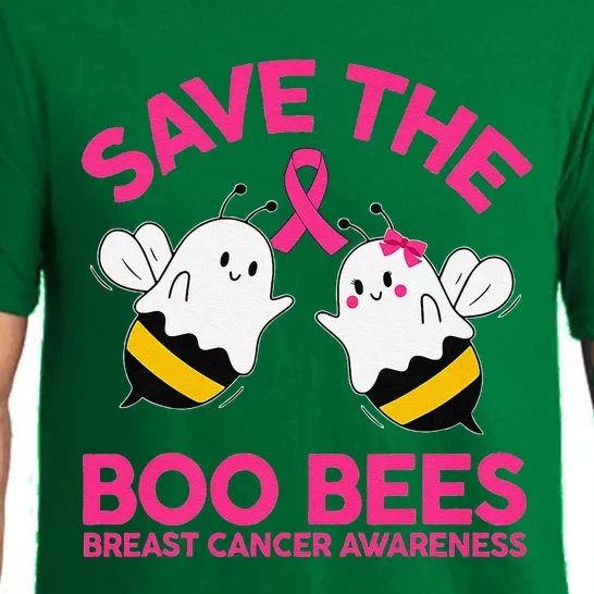 Save The Boobees Breast Cancer Halloween For Women Pajama Set