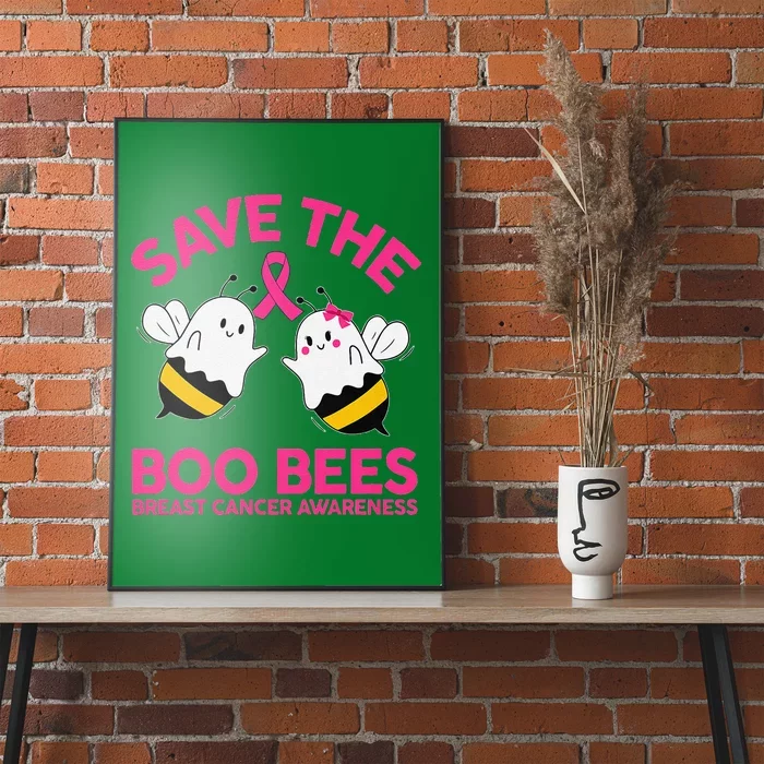 Save The Boobees Breast Cancer Halloween For Women Poster