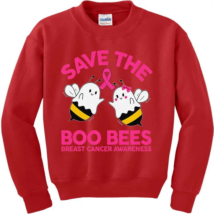 Save The Boobees Breast Cancer Halloween For Women Kids Sweatshirt