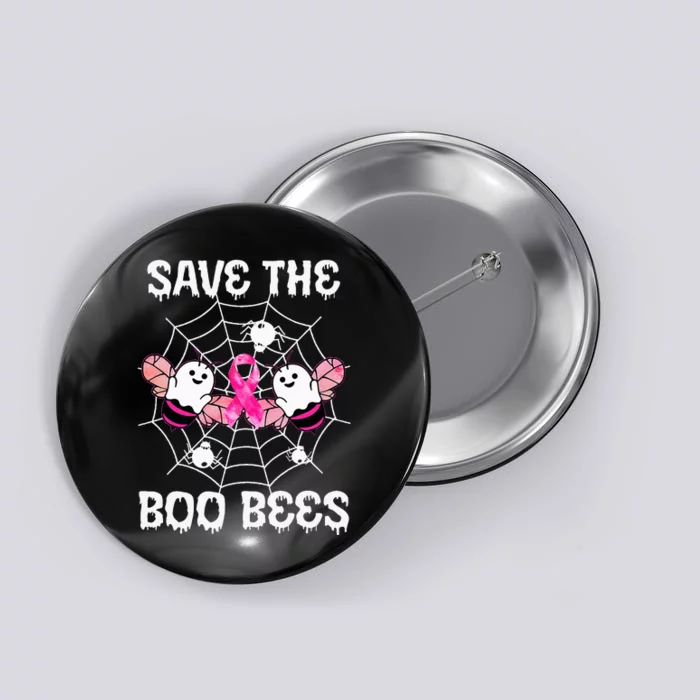 Save The Boobees Boo Bees Breast Cancer Halloween Button