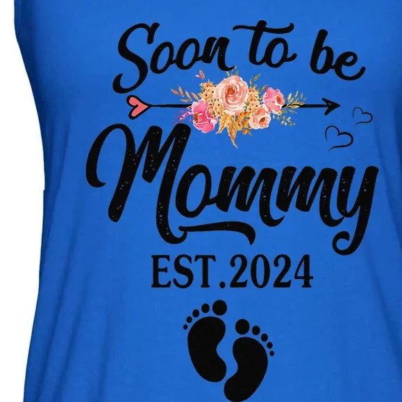 Soon To Be Mommy 2024 MotherS Day First Time Mom Pregnancy Ladies Essential Flowy Tank