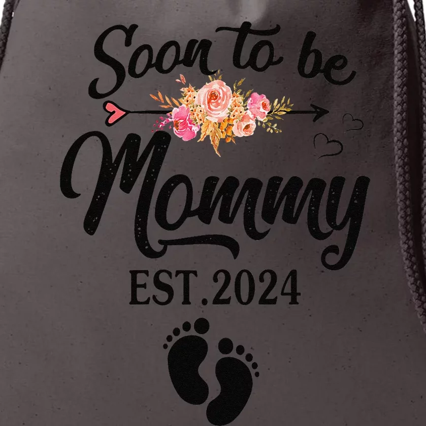 Soon To Be Mommy 2024 MotherS Day First Time Mom Pregnancy Drawstring Bag