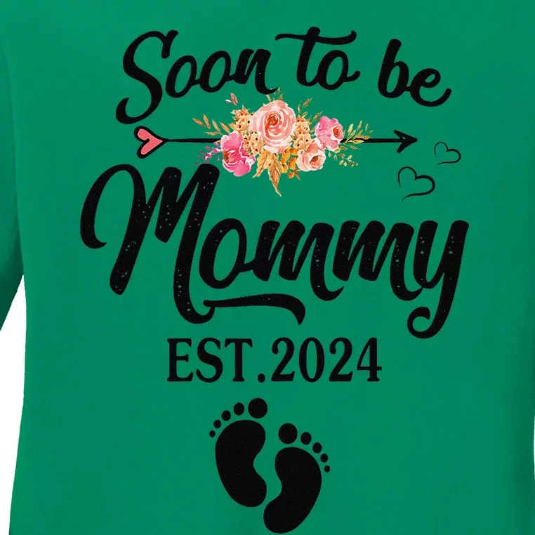 Soon To Be Mommy 2024 MotherS Day First Time Mom Pregnancy Ladies Long Sleeve Shirt