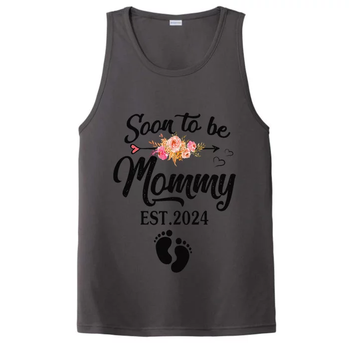 Soon To Be Mommy 2024 MotherS Day First Time Mom Pregnancy Performance Tank