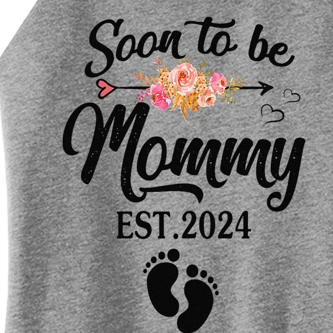 Soon To Be Mommy 2024 MotherS Day First Time Mom Pregnancy Women’s Perfect Tri Rocker Tank