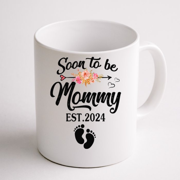 Soon To Be Mommy 2024 MotherS Day First Time Mom Pregnancy Front & Back Coffee Mug