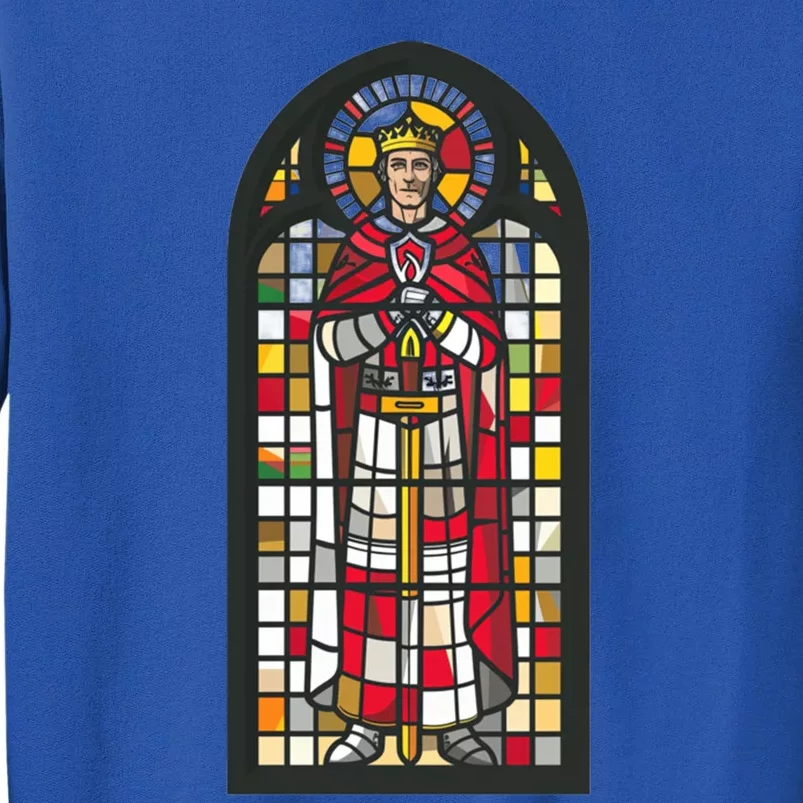 Saint Thomas Becket Stained Glass Gift Tall Sweatshirt