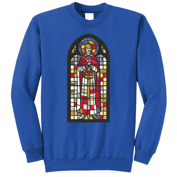 Saint Thomas Becket Stained Glass Gift Tall Sweatshirt