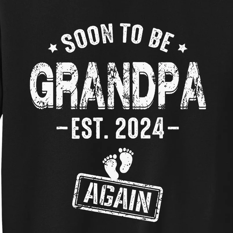 Soon To Be Grandpa Again Promoted To Grandpa Sweatshirt