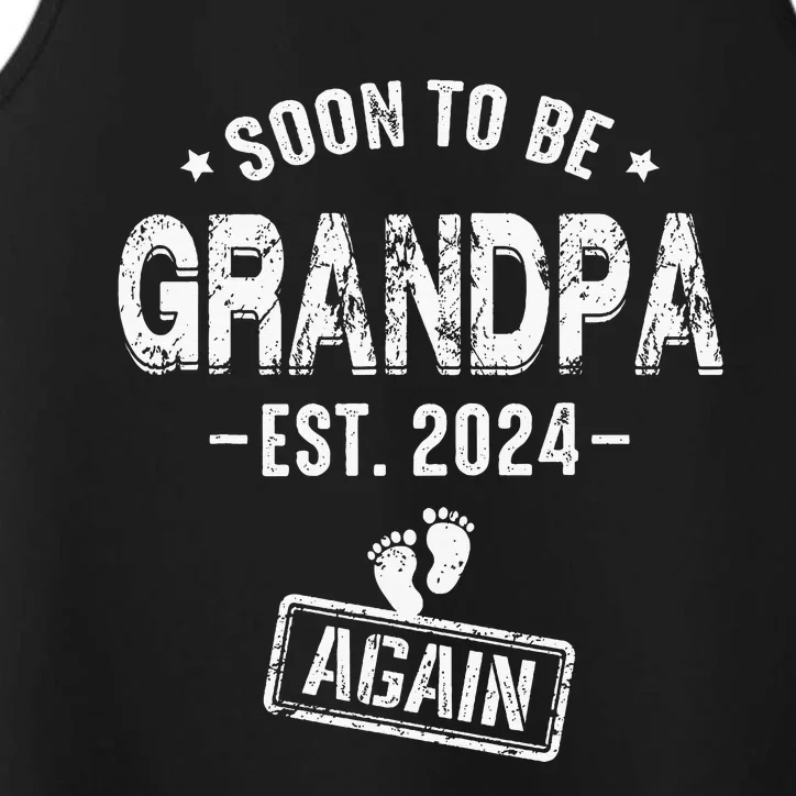 Soon To Be Grandpa Again Promoted To Grandpa Performance Tank