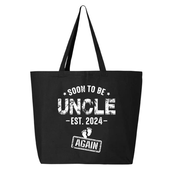 Soon To Be Uncle Again Promoted To Uncle Again 2024 25L Jumbo Tote