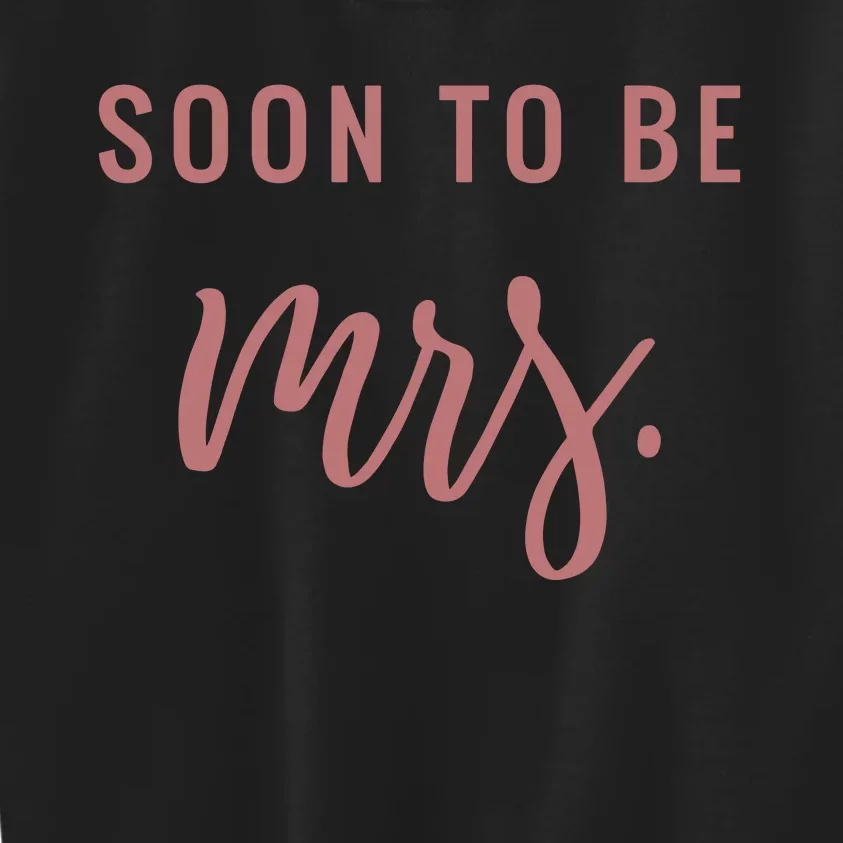 Soon To Be Mrs Bachelorette Party Apparel Kids Sweatshirt