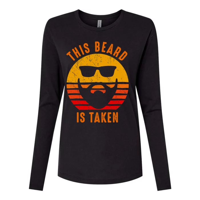 Sorry This Beard is Taken Funny Valentines Day Gifts for Him Womens Cotton Relaxed Long Sleeve T-Shirt