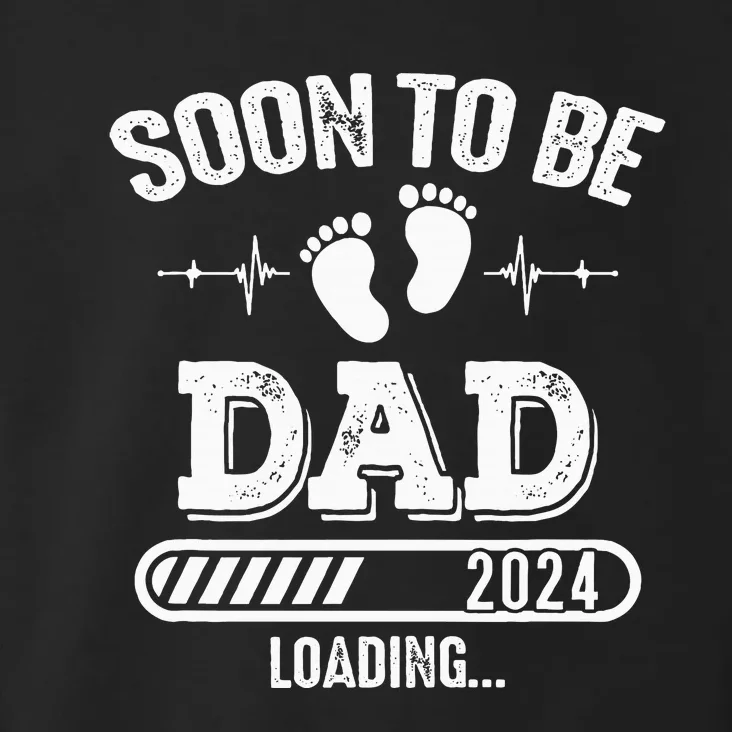 Soon to Be Dad 2024 Loading for Pregnancy Announcement Toddler Hoodie