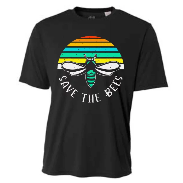 Save the Bees Bee BeeKeeper Climate Change Save the Bees Cooling Performance Crew T-Shirt