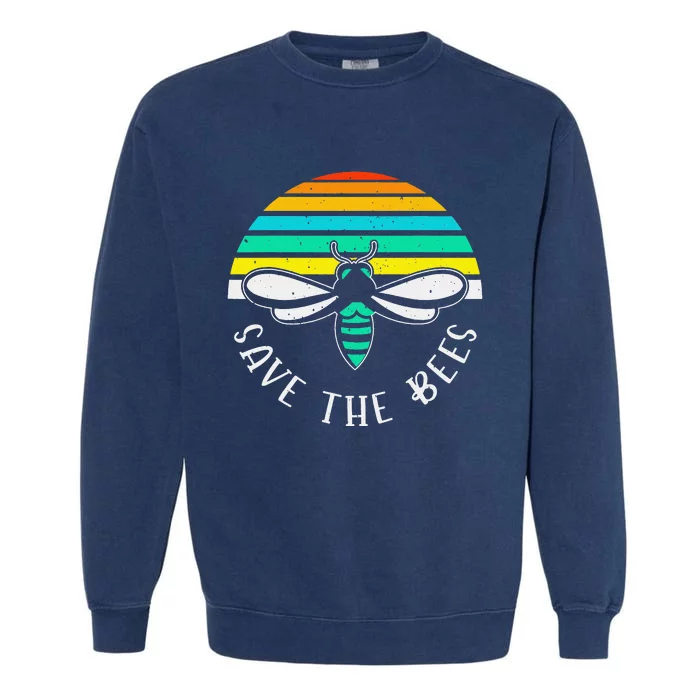 Save the Bees Bee BeeKeeper Climate Change Save the Bees Garment-Dyed Sweatshirt