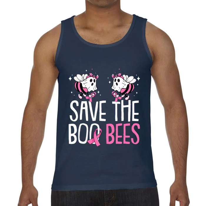 Save The Breast Cancer Awareness Boo Bees Halloween Comfort Colors® Tank Top