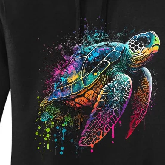 Sea Turtle Beach Lover Ocean Animal Novelty Women's Pullover Hoodie