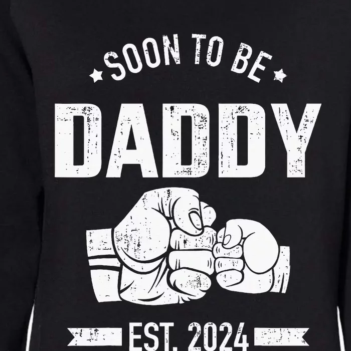 Soon To Be Daddy Est. 2024 For Dad Pregnancy Announcement Womens California Wash Sweatshirt