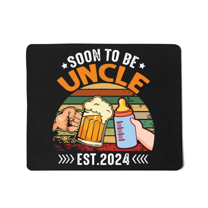 Soon To Be Uncle Again 2024 Funny Pregnancy Announcement Dad Mousepad