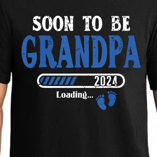 Soon To Be Grandpa Est2024 New Grandpa Pregnancy Pajama Set