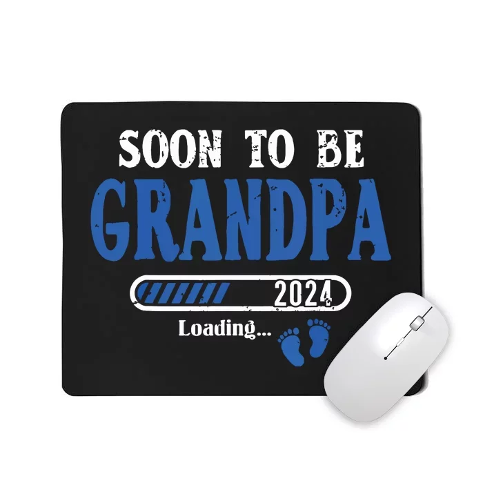 Soon To Be Grandpa Est2024 New Grandpa Pregnancy Mousepad