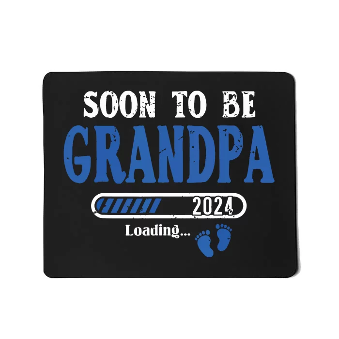 Soon To Be Grandpa Est2024 New Grandpa Pregnancy Mousepad