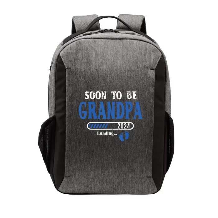 Soon To Be Grandpa Est2024 New Grandpa Pregnancy Vector Backpack