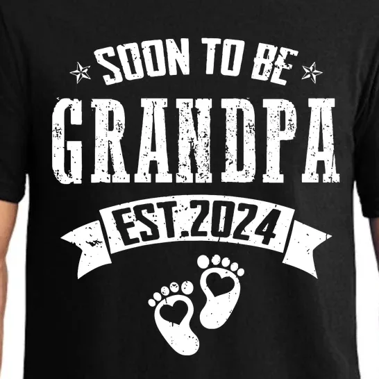 Soon To Be Grandpa Promoted To Grandpa 2024 Pajama Set