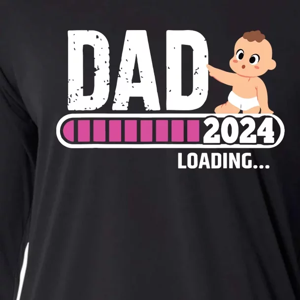 Soon To Be Dad 2024 Dad Est 2024 First Time Daddy 2024 Cooling Performance Long Sleeve Crew