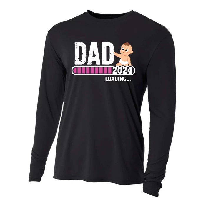 Soon To Be Dad 2024 Dad Est 2024 First Time Daddy 2024 Cooling Performance Long Sleeve Crew