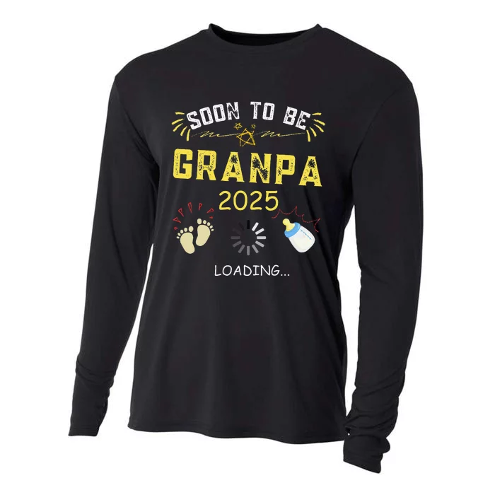 Soon To Be Grandpa 2025 Loading Promoted To Grandpa 2025 Cooling Performance Long Sleeve Crew