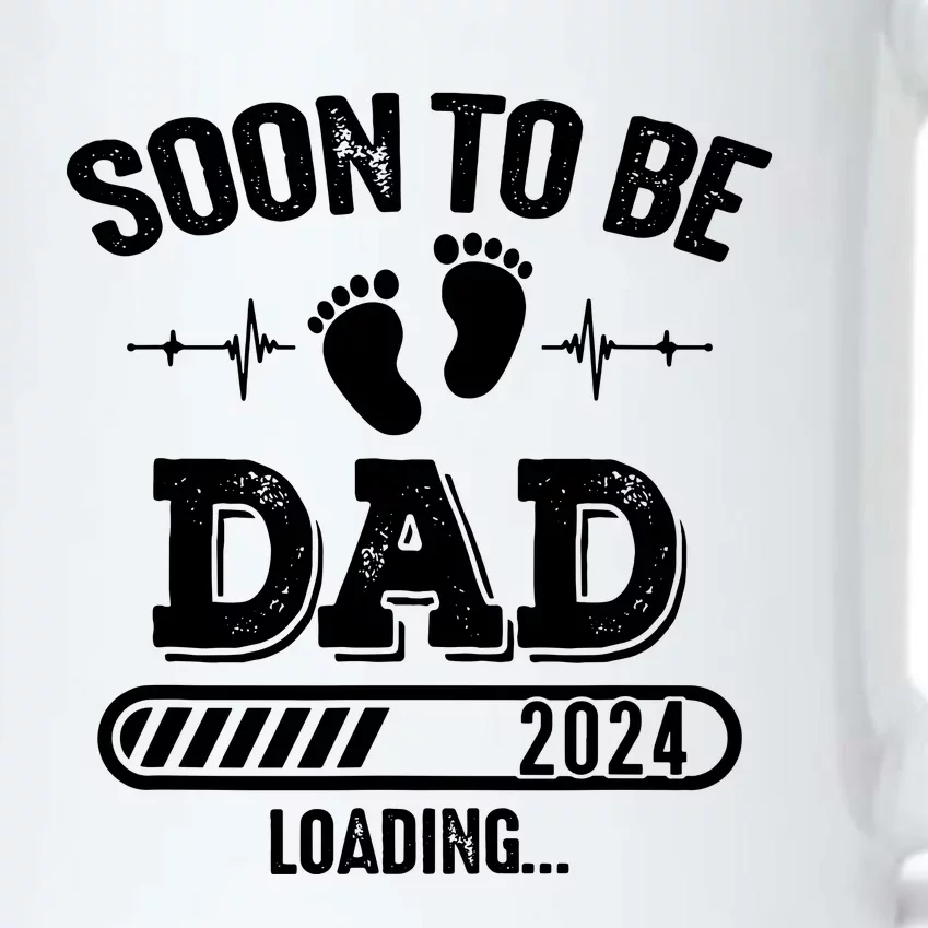 Soon To Be Dad 2024 Loading For Pregnancy Announcement Black Color Changing Mug