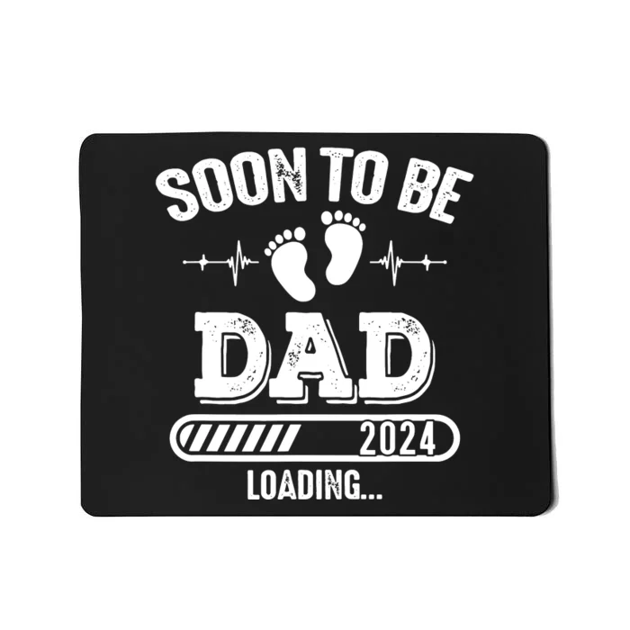 Soon To Be Dad 2024 Loading For Pregnancy Announcement Mousepad