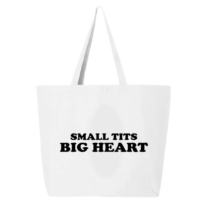 Small Tits Big Heart Funny Girl 25L Jumbo Tote