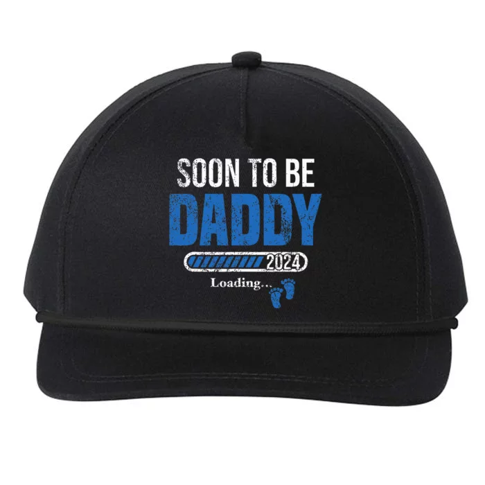 Soon To Be Daddy 2024 Fathers Day Snapback Five-Panel Rope Hat