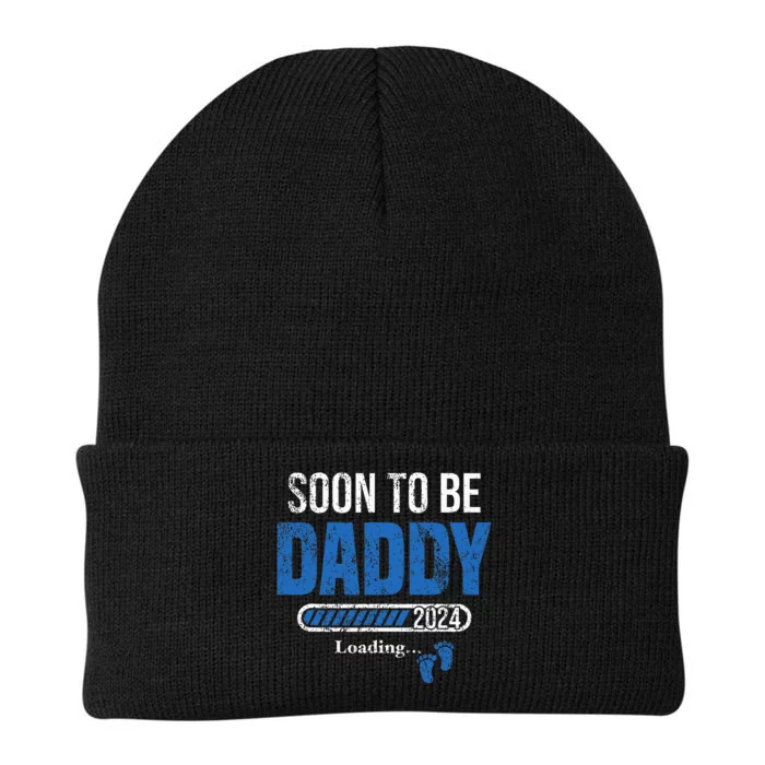 Soon To Be Daddy 2024 Fathers Day Knit Cap Winter Beanie