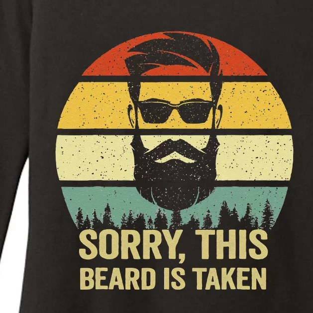 Sorry This Beard Is Taken Bearded Valentines Day Womens CVC Long Sleeve Shirt