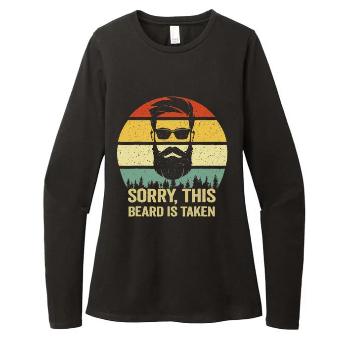 Sorry This Beard Is Taken Bearded Valentines Day Womens CVC Long Sleeve Shirt