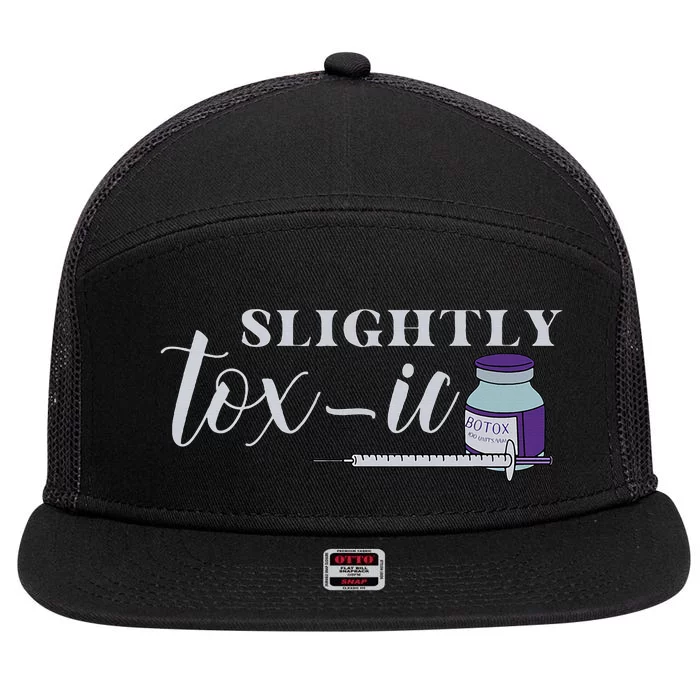 Slightly Toxic Botox Injector Botox Dealer Independence Day 7 Panel Mesh Trucker Snapback Hat