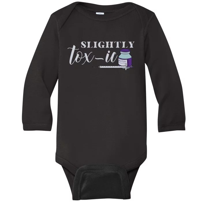 Slightly Toxic Botox Injector Botox Dealer Independence Day Baby Long Sleeve Bodysuit