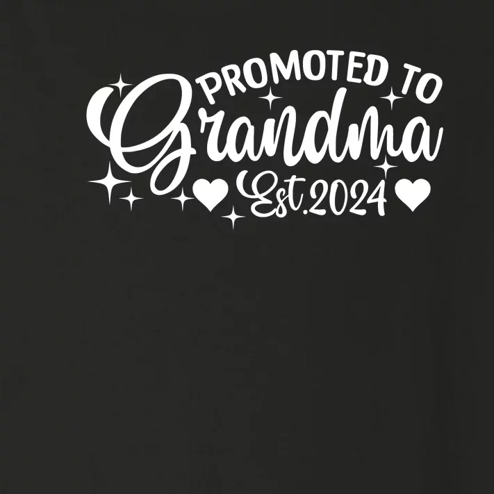 Soon To Be Grandma 2024 Gift Promoted To Grandma Est 2024 Toddler Long Sleeve Shirt