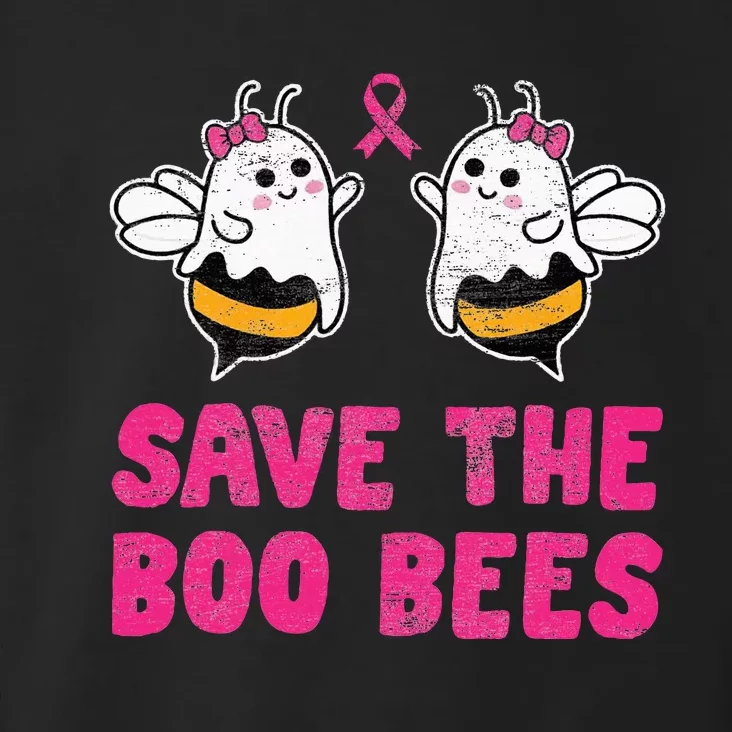 Save The Boo Bees Breast Cancer Awareness Halloween Toddler Hoodie