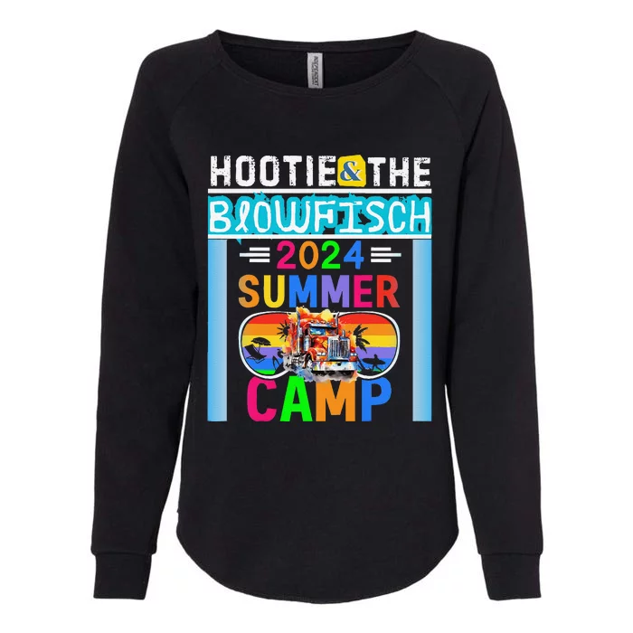 Small & The Blowfish Summer Camp With Trucks Womens California Wash Sweatshirt