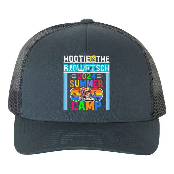 Small & The Blowfish Summer Camp With Trucks Yupoong Adult 5-Panel Trucker Hat