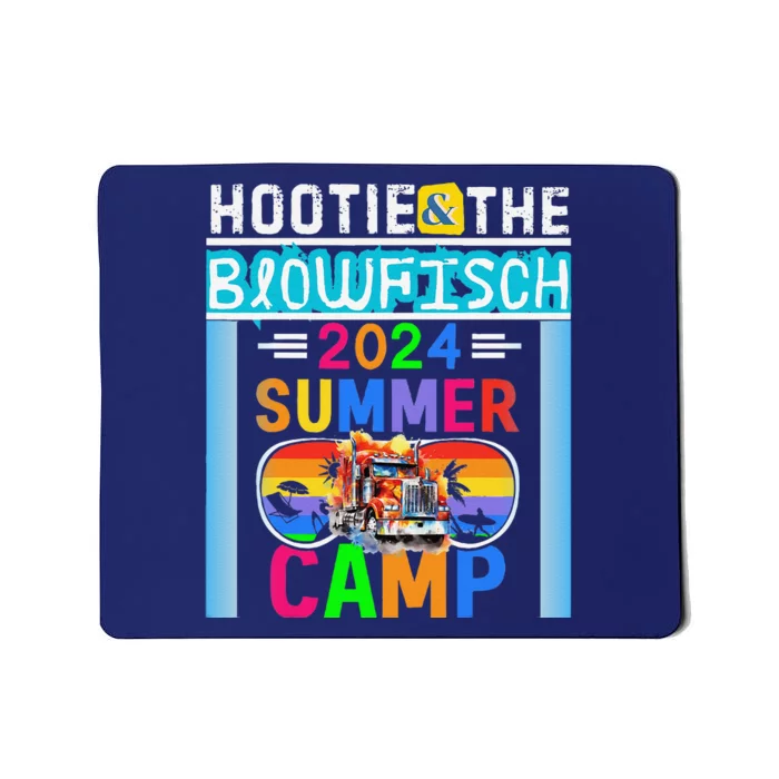 Small & The Blowfish Summer Camp With Trucks Mousepad