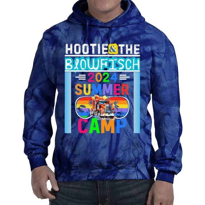 Small & The Blowfish Summer Camp With Trucks Tie Dye Hoodie