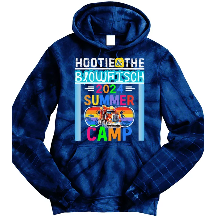 Small & The Blowfish Summer Camp With Trucks Tie Dye Hoodie