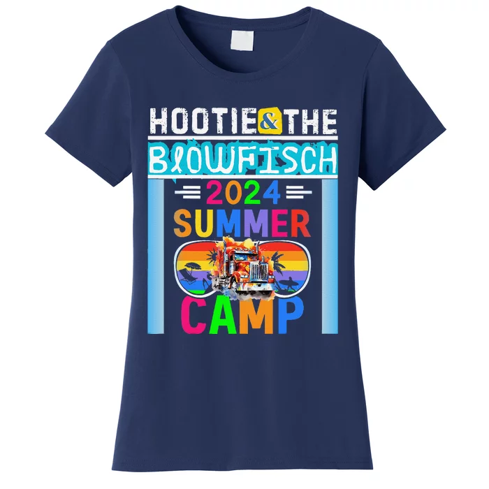 Small & The Blowfish Summer Camp With Trucks Women's T-Shirt